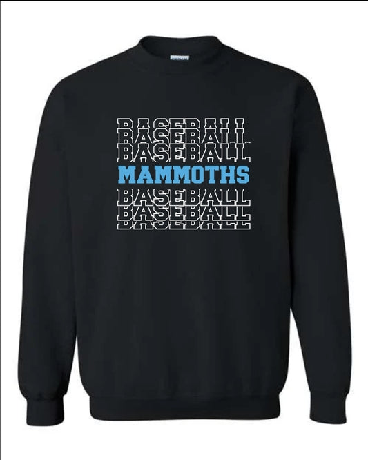 Mammoth Baseball stacked Sweatshirt