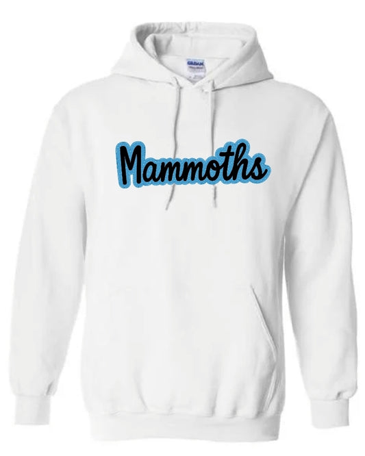 Mammoths Dotted background Hoodie