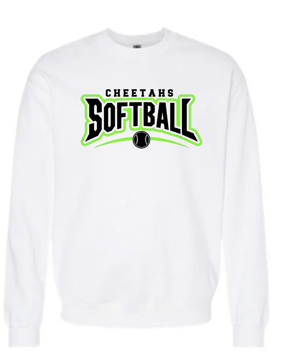 Cheetah Softball Sweatshirt-Hoodie