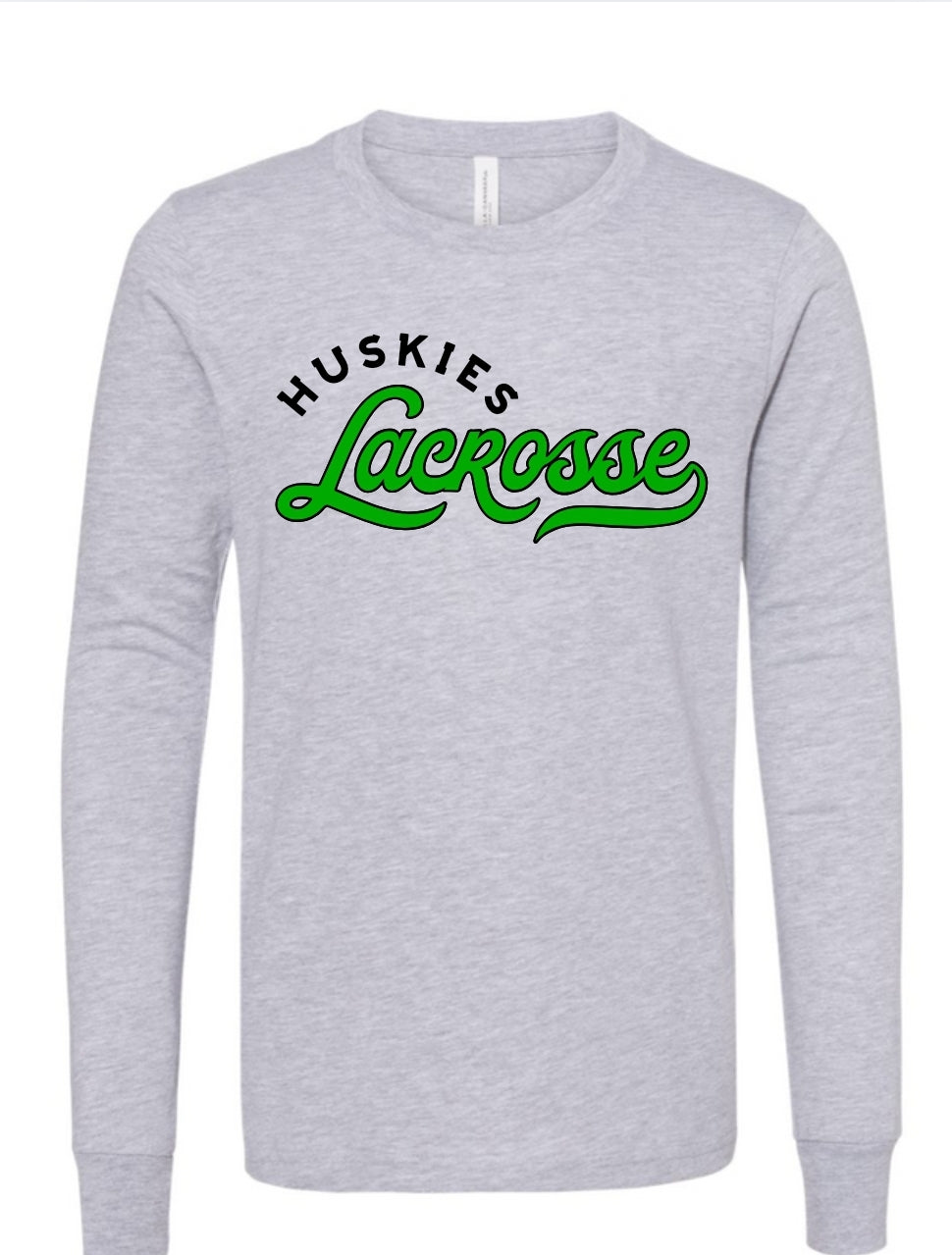 North Huskies Cursive Long Sleeve