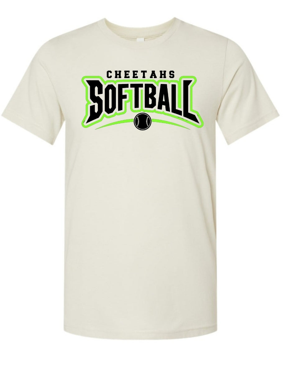 Cheetah Softball Tee