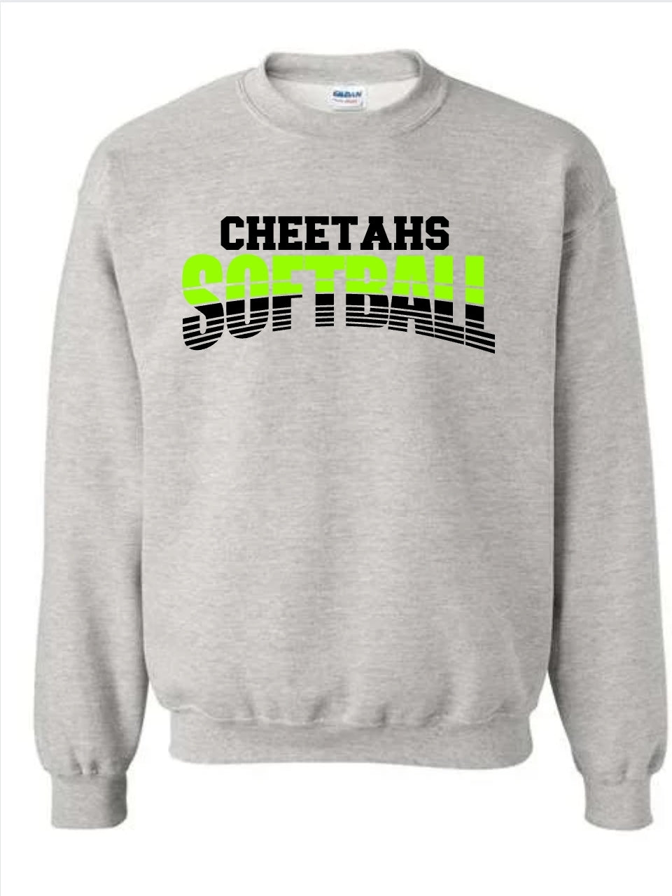 Cheetahs Softball Design Sweatshirt-Hoodie