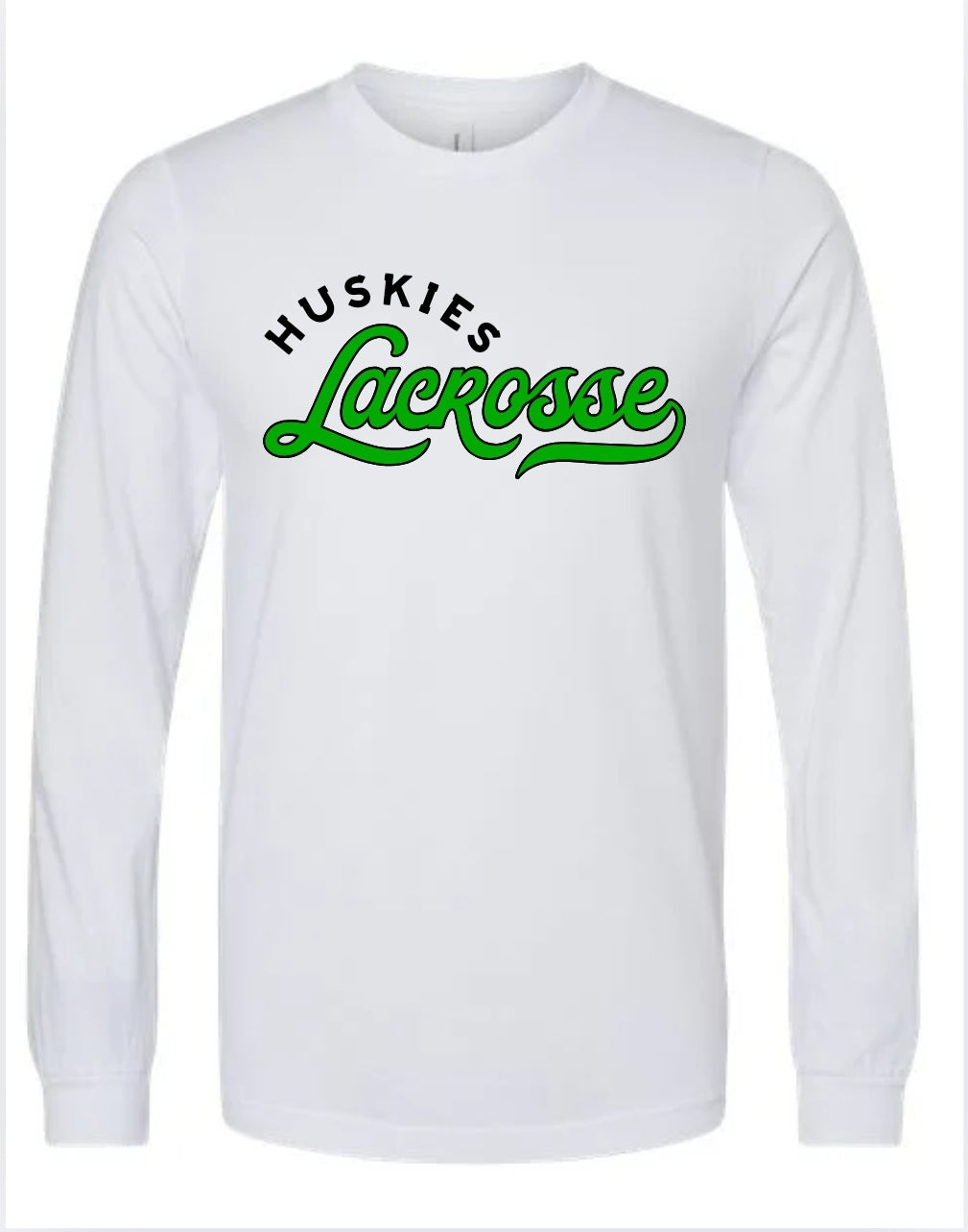 North Huskies Cursive Long Sleeve