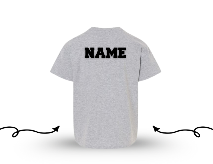 ADD Name to back of Apparel