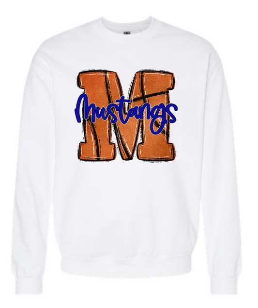 Mustangs Basketball Sweatshirt