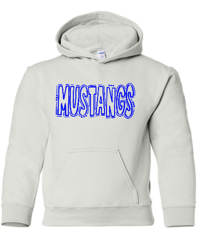 Mustang Doodle Adult Hoodie