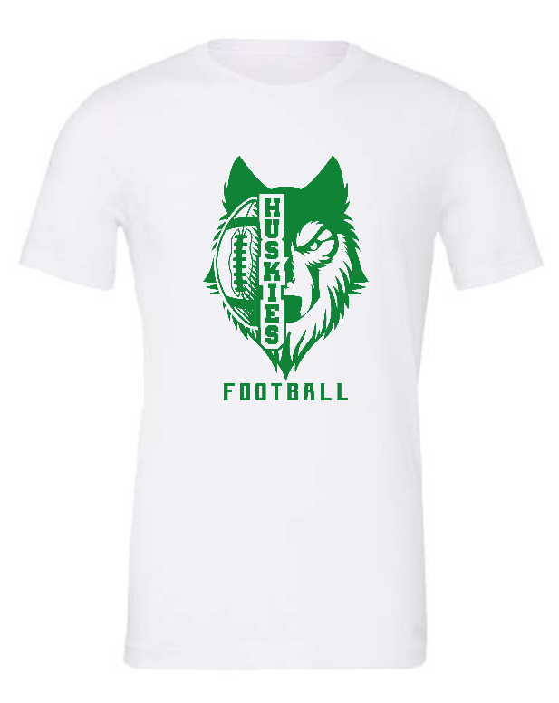 North Husky and Football drifit Short Sleeve Tee ADULT