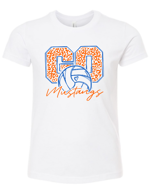 Mustangs Volleyball Short Sleeve Tee